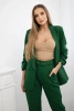 Elegant set of jackets and trousers green