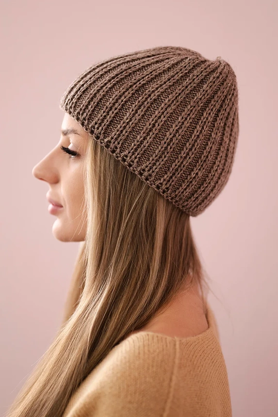 Women's cap Rebeka K345 mocca