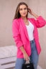 Elegant jacket with lapels pink