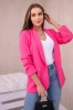 Blazer mit Revers elegant rosa