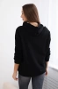Cotton hoodie black