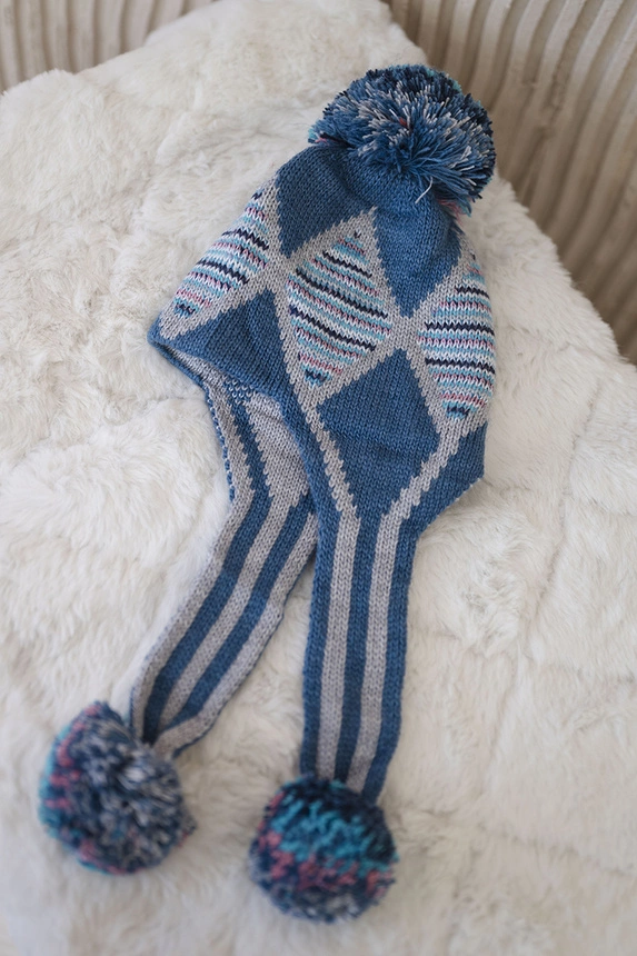 Moteriški ausinukai Eunika K322 denim