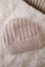 Cap with fleece Anna K238 beige