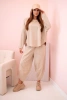Set of new punto sweatshirt pants dark beige
