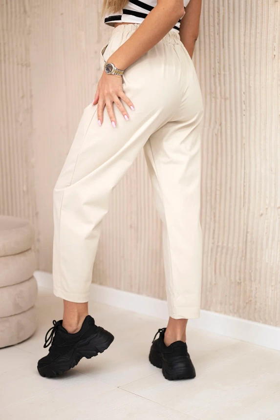 Hosen mit Taschen Summer Punto hellbeige