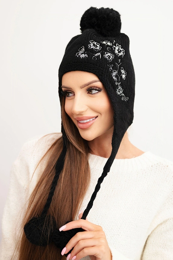 Women's long eared cap Emma K343 jeans