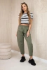 Trousers with pockets Summer Punto khaki