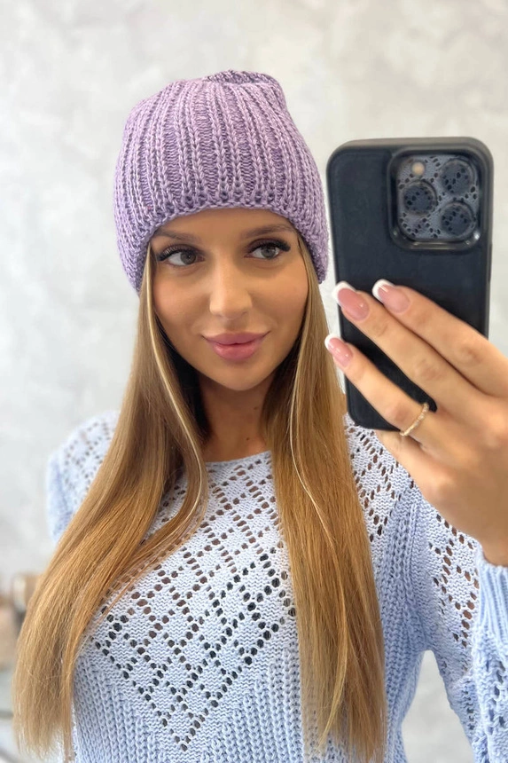 Dámská čepice Rebeka K345 fialová