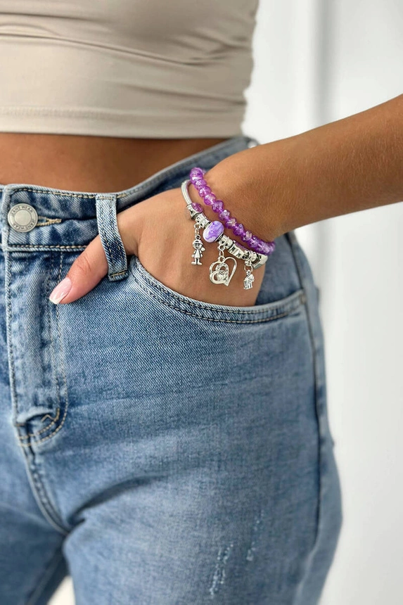 Armband SL519-94 violett