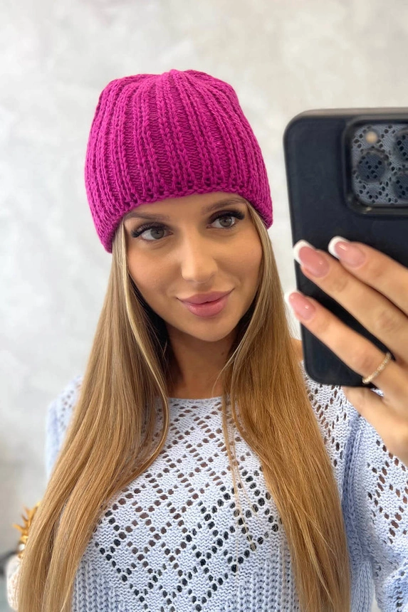 Damen Mütze Rebeka K345 fuchsia