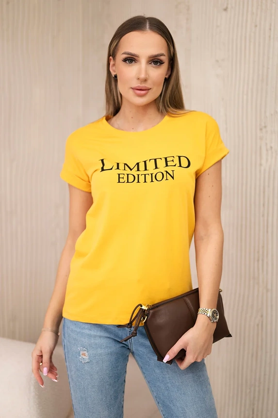 Bluse in limitierter Auflage in Senf