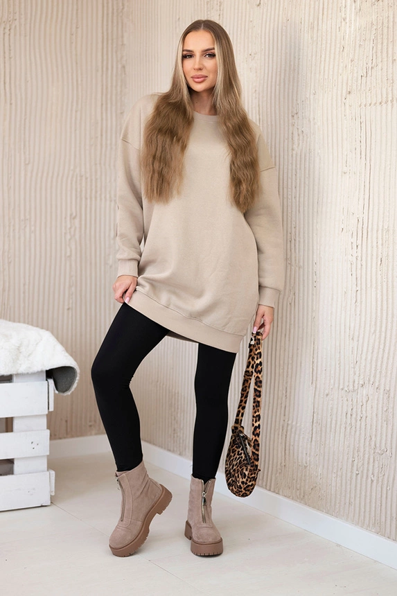 Isoliertes Sweatshirt mit kalifornischem Schriftzug hellbeige