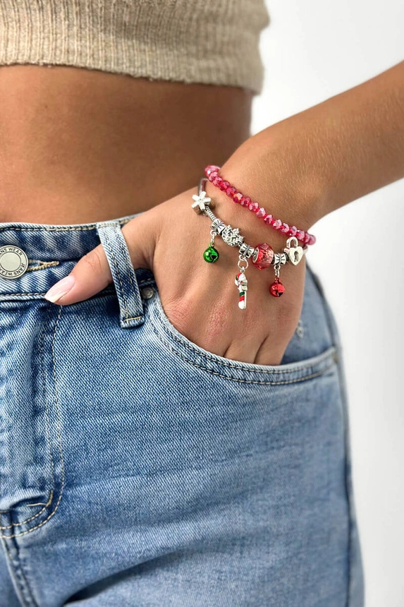 Christmas Bracelet SL433-78 Christmas cane