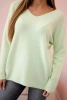 V-neck sweater apple