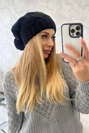 Fleecová čepice Justyna K253 černá