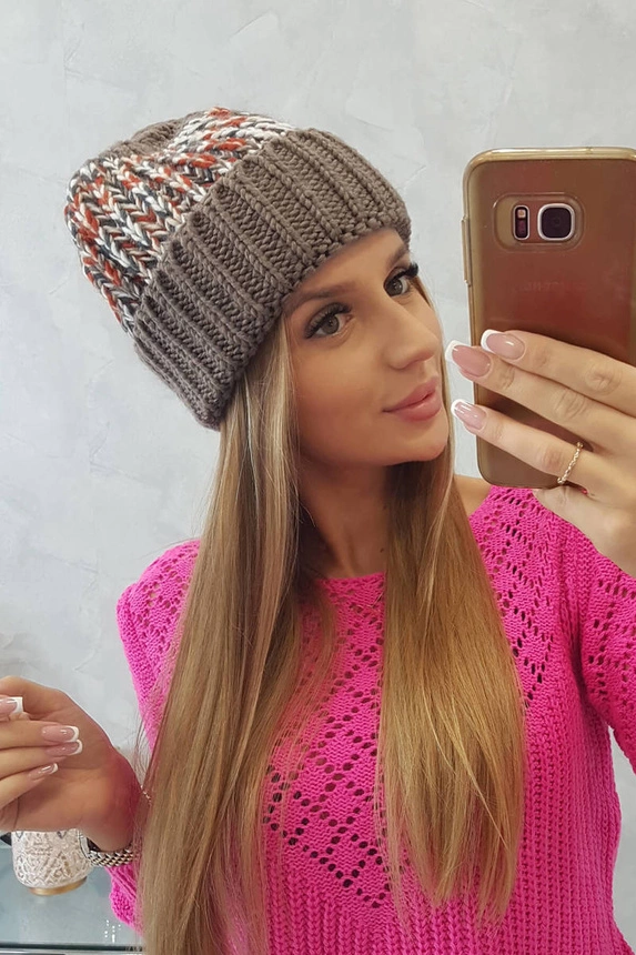 Dámská čepice Iris K348 cappuccino