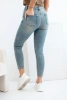 Women's M.sara jeans with a push-up effect and mid-rise, denim