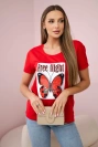Bluzka Free Flight czerwona