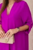 V-neck dress violet