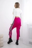 Hose/Anzug mit Selfie-Beschriftung fuchsia