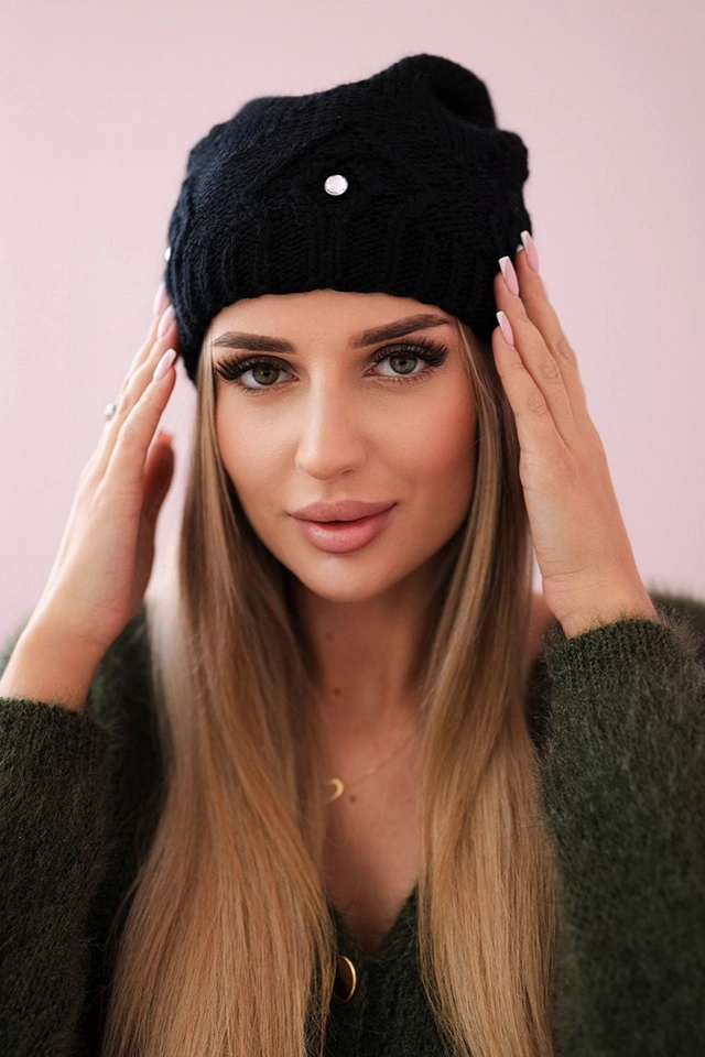 Czapka damska Ramona K383 czarna