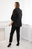 Elegantes Jackenset mit Hose schwarz