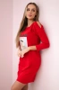 Traumdruckkleid rot