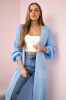 Sweater long cardigan blue