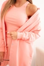 3-piece set of sweatshirt, top and leggings apricot
