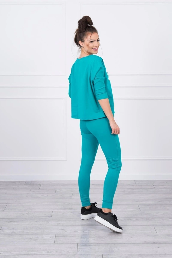 Set with Queen print green