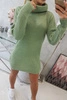 Sweater with golf dark mint