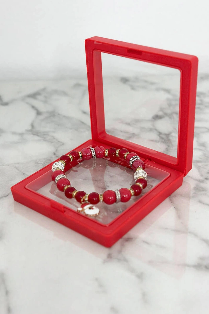 Christmas Bracelet SL435-211 Santa's Head
