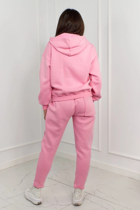 Isolierte Sweatshirt + Hose Hellrosa