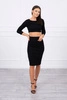 Set of blouses with a skirt black