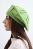 Damenmütze Wollwinterberet K414 grün