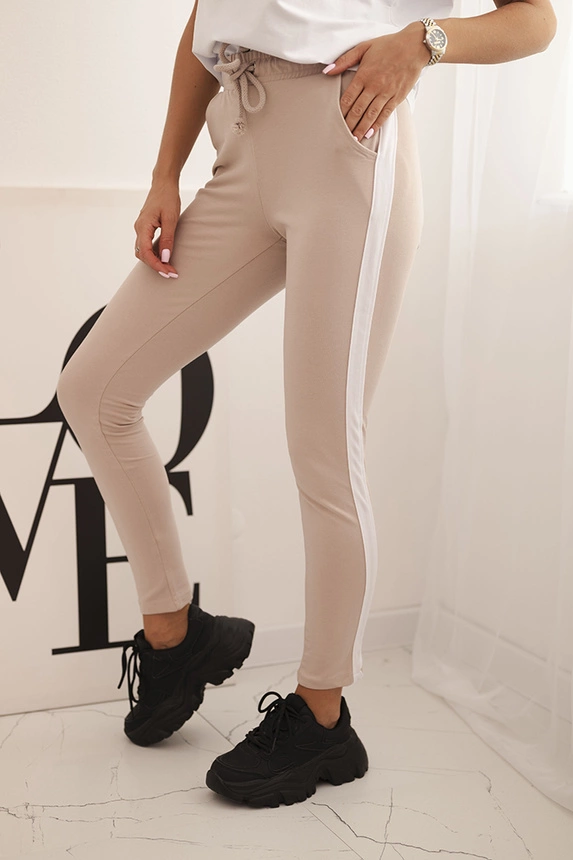 Musselin-Set Bluse + Hose Hellrosa