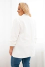 Damenjacke Plus Size elegant ecru
