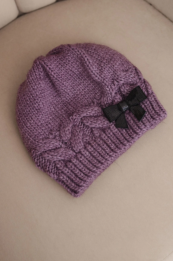 Cap with turn up Magda K293 camel