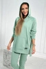 Set mit Kapuzensweatshirt dunkel mint