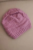 Women's winter hat with a classic ribbed weave K439 light purple