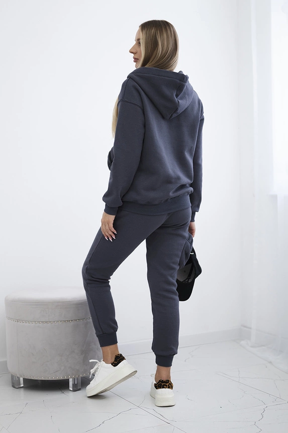 Isolierset mit Ziertasche graphit