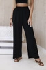 Wide-leg trousers black