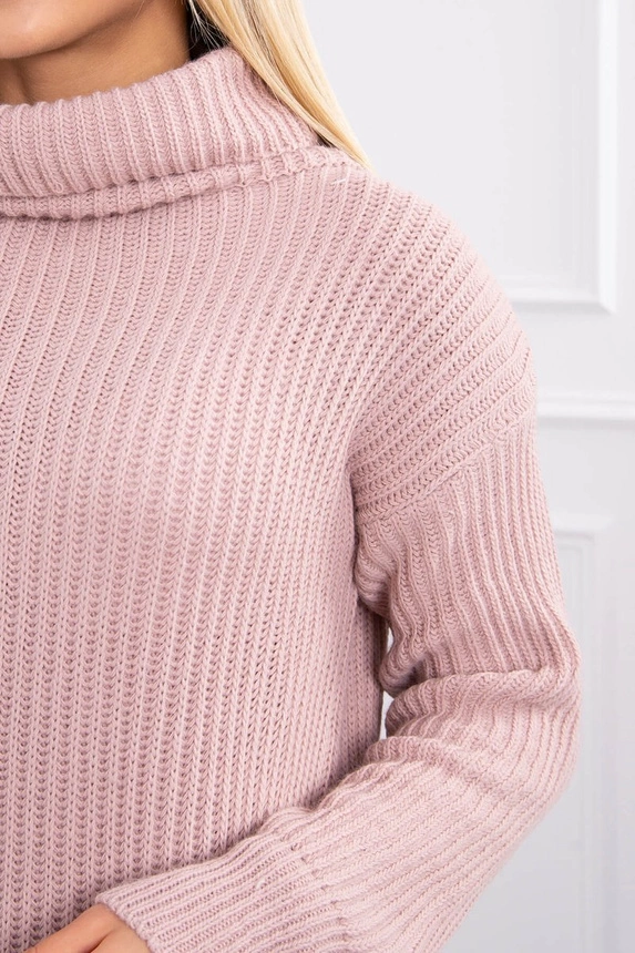 Sweater with golf powdered pink