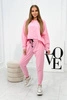 Set 2-piece sweatshirt + pants light pink