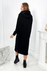 Long dress with a hood black