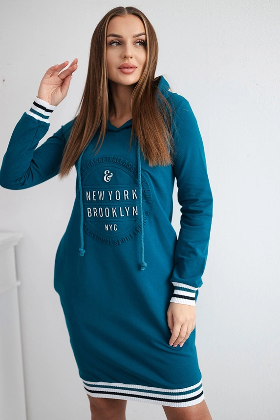 Šaty Brooklyn námorné