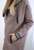Zip-up hoodie mocca