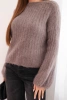 Women's mohair sweater with puff sleeves fango