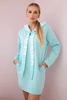 Dress with hood Oversize mint