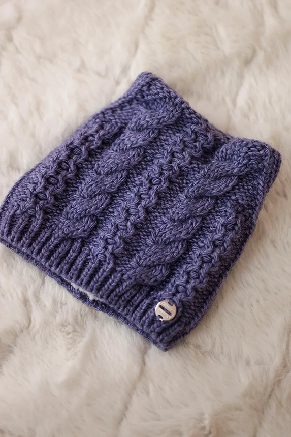 Cap with fleece Rabbid K237 light purple